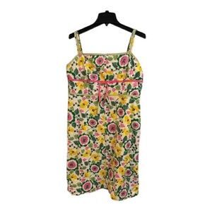 Harve Benard Floral Midi Dress - Yellow, Pink, Green